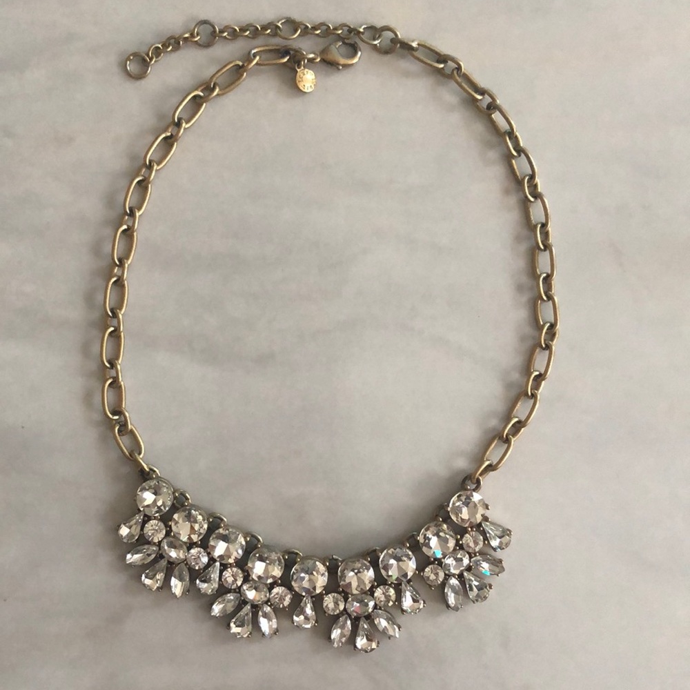 J. Crew Crystal Statement Necklace